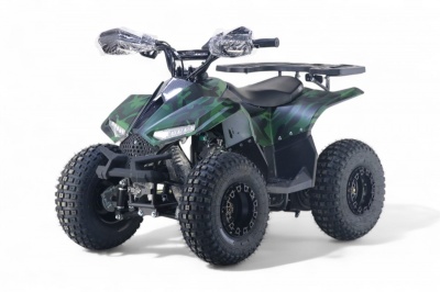 Детский квадроцикл LEON 49CC зеленый камуфляж