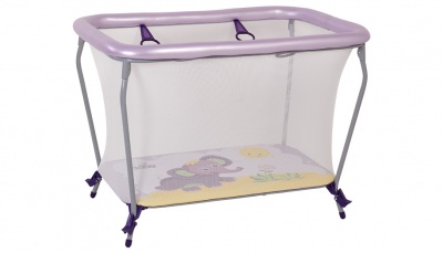 Манеж Polini kids Basic Элли, сиреневый