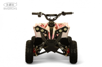 Детский электроквадроцикл MARK розовый камуфляж