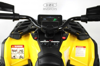Детский электроквадроцикл BRP Can-Am Outlander (Y888YY) желтый