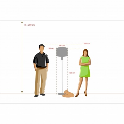Торшер Онтарио 1*60W E27 220 V (692041601)