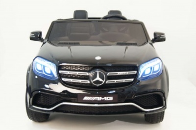 Детский электромобиль GLS63 AMG черный глянец