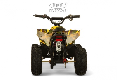 Детский электроквадроцикл MARK желтый камуфляж