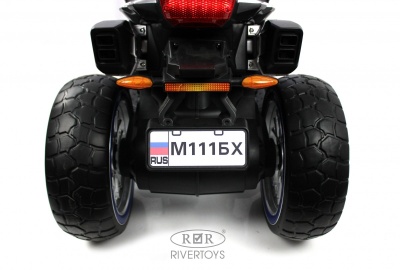 Детский электромотоцикл М111БХ синий