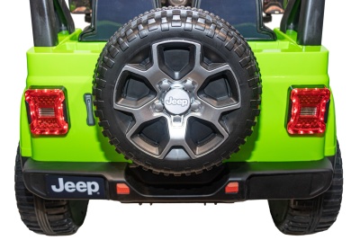 Электромобиль Джип Jeep Rubicon 4x4 (зелёный)